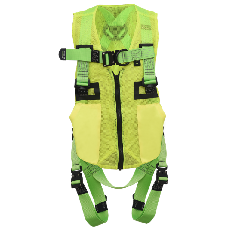 Harnais Antichute Kratos 2 Points D'Attache - 3 Boucles Rapides, Certifié CE EN361, Jusqu'à 140 Kg, Idéal Toiture & Travaux En Hauteur